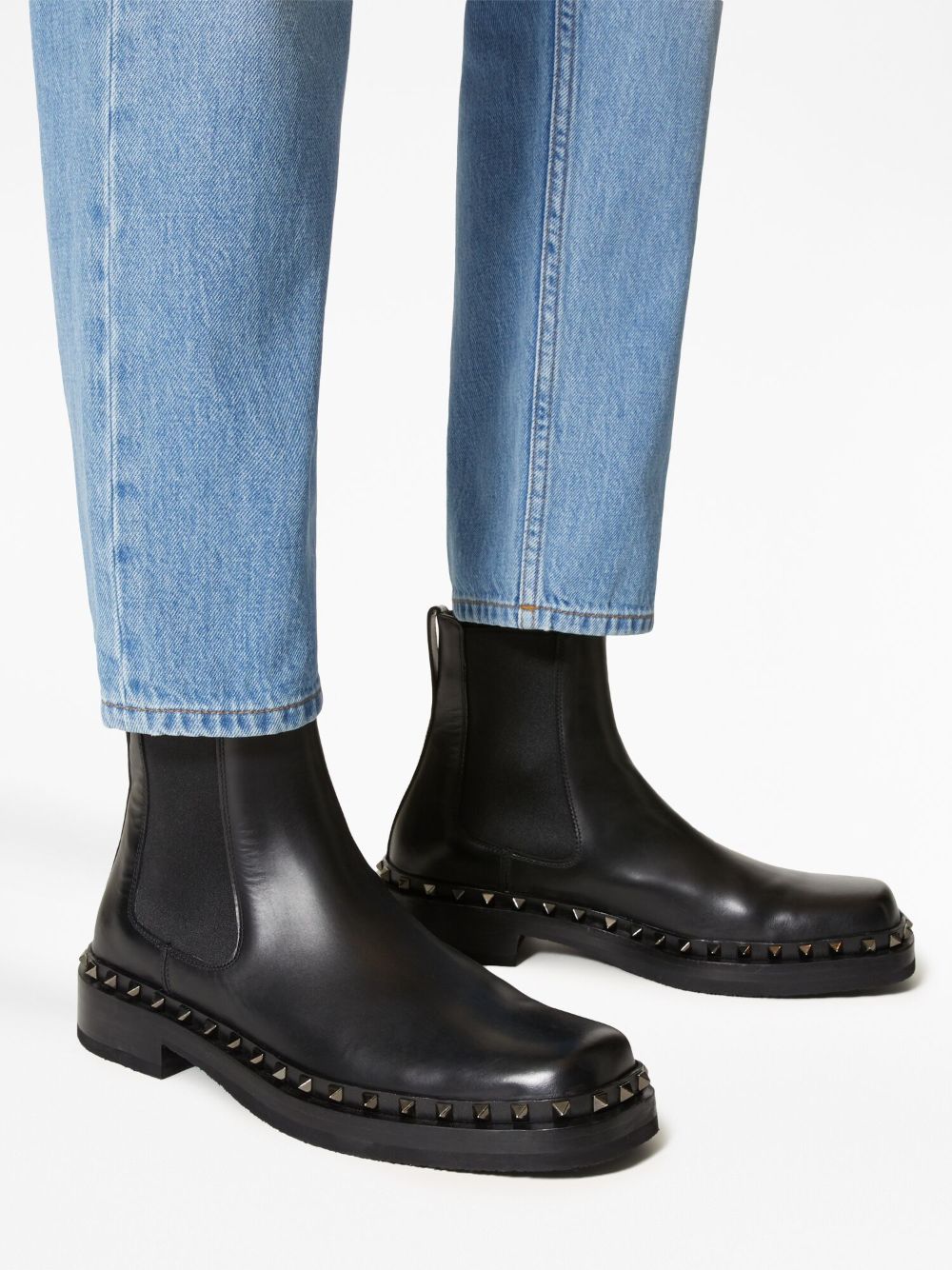 Valentino Bottines Chelsea Rockstud - Lothaire