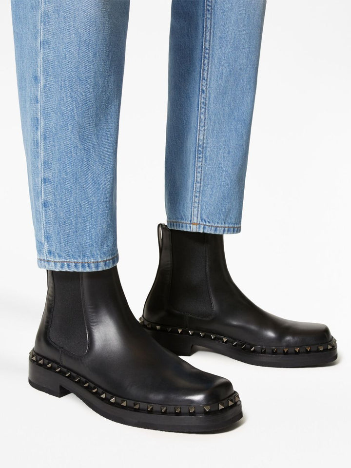 Valentino Bottines Chelsea Rockstud - Lothaire