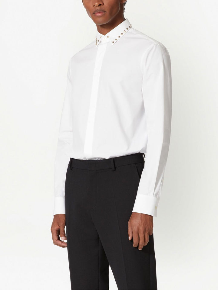 Valentino Chemise en coton avec clous Untitled - Lothaire
