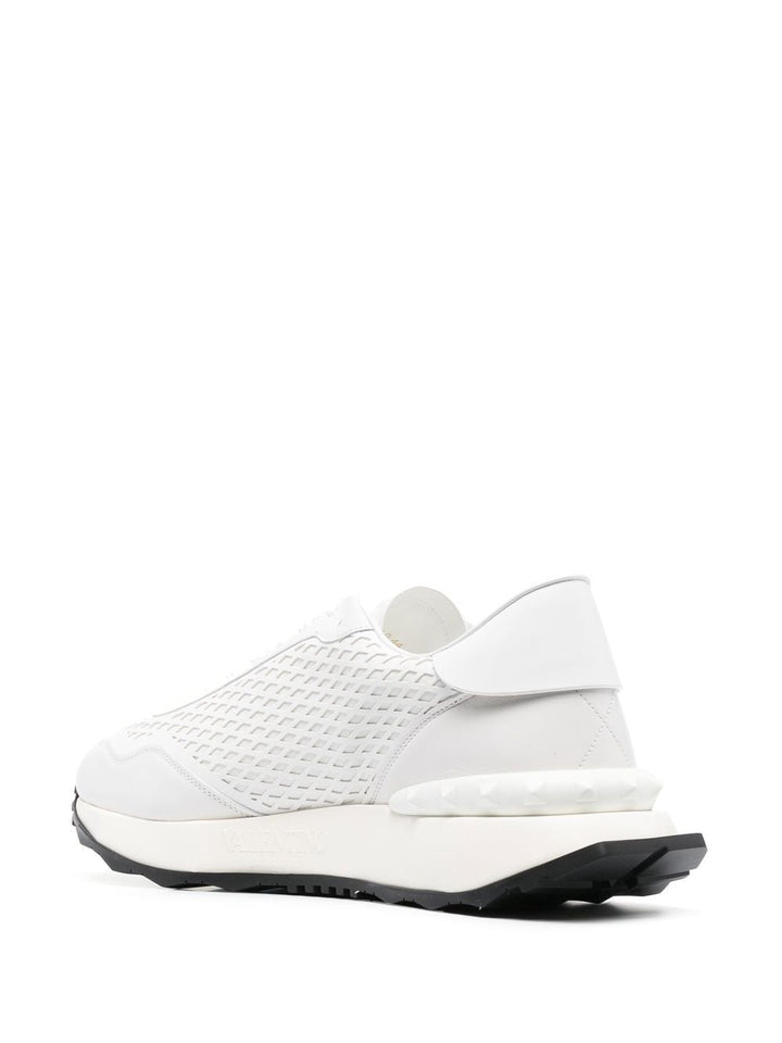 Valentino Garavani Baskets à logo embossé White - Lothaire