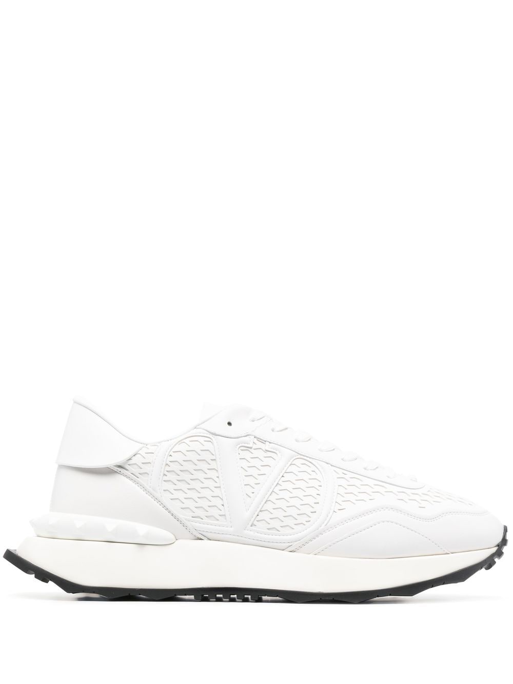 Valentino Garavani Baskets à logo embossé White - Lothaire