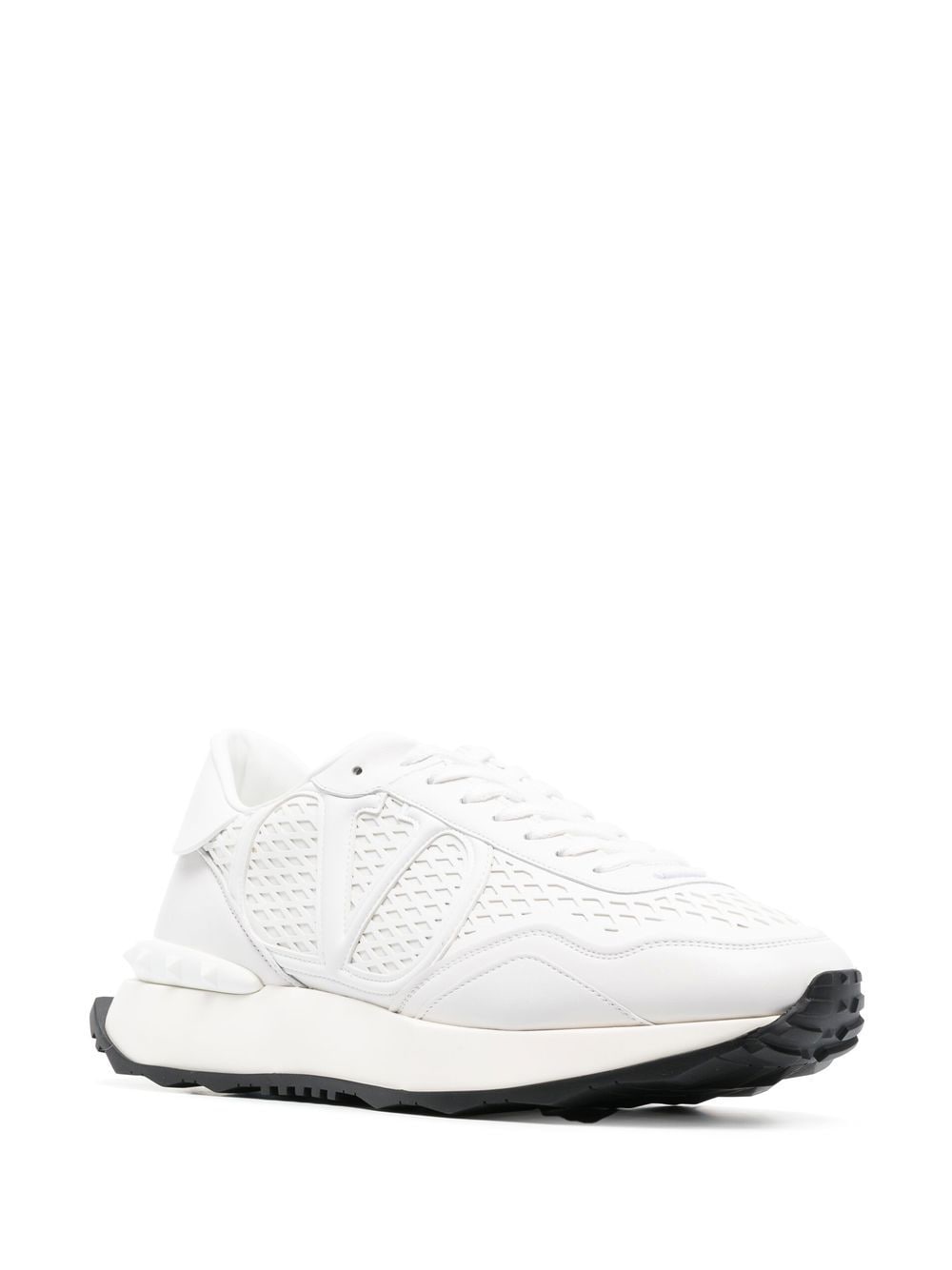 Valentino Garavani Baskets à logo embossé White - Lothaire