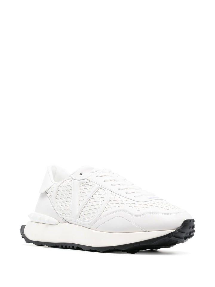Valentino Garavani Baskets à logo embossé White - Lothaire