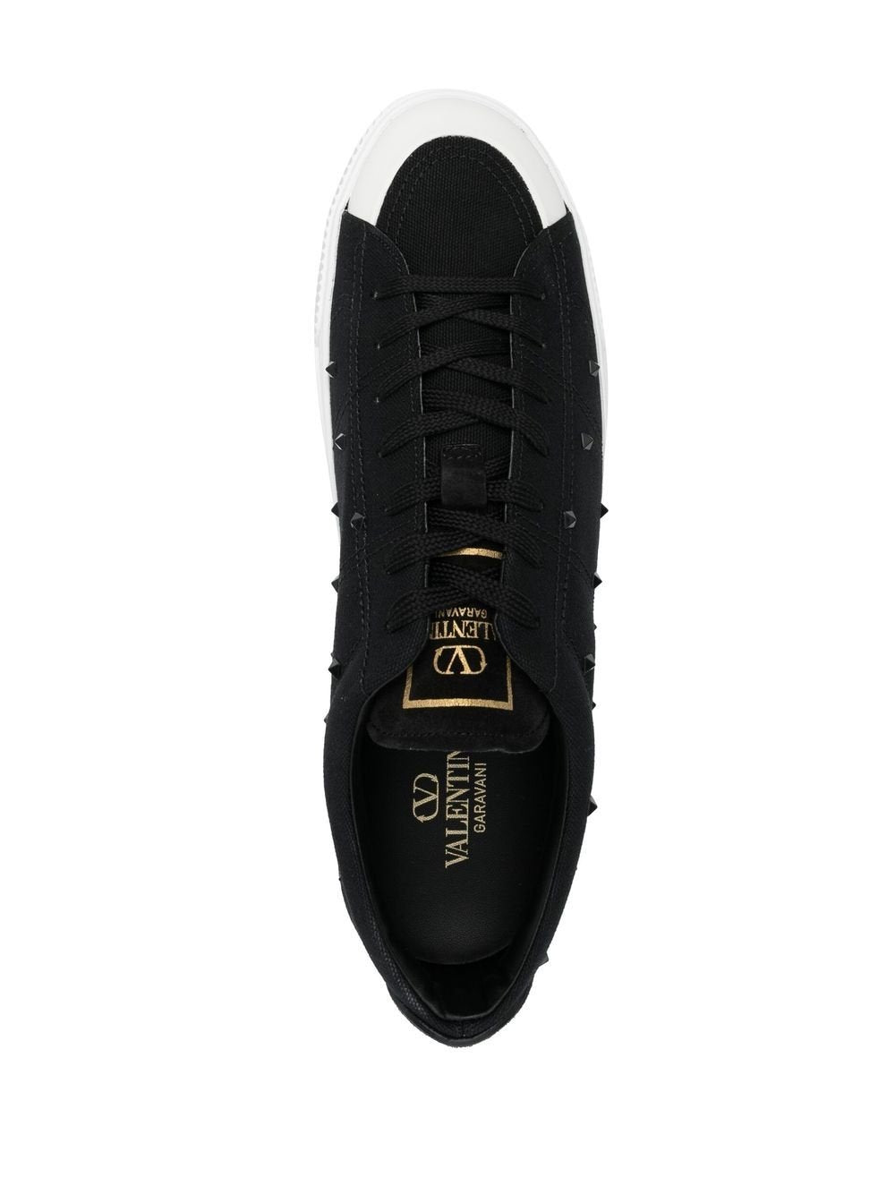 Valentino Garavani Baskets noir Rockstud - Lothaire boutiques
