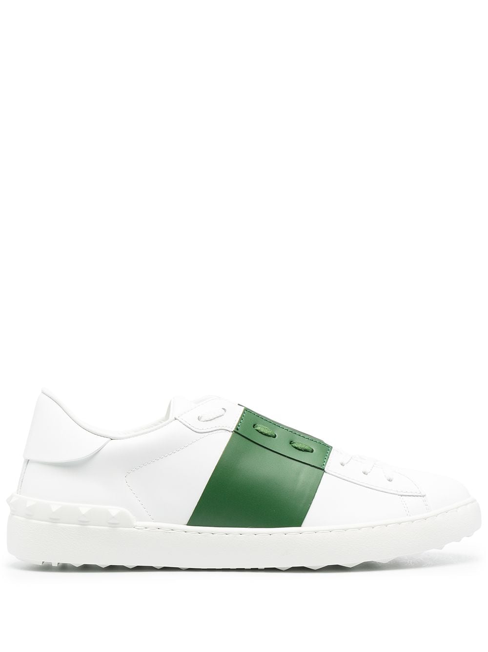 Valentino Garavani Baskets Rockstud Vert - Lothaire