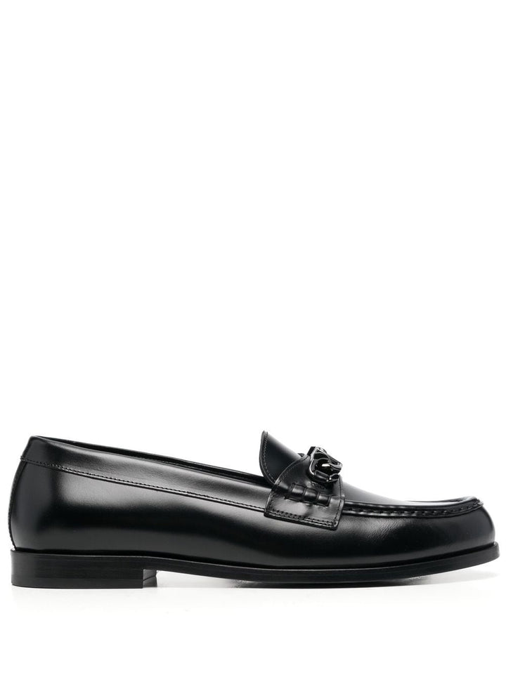 Valentino Garavani Mocassins à plaque VLogo - Lothaire boutiques