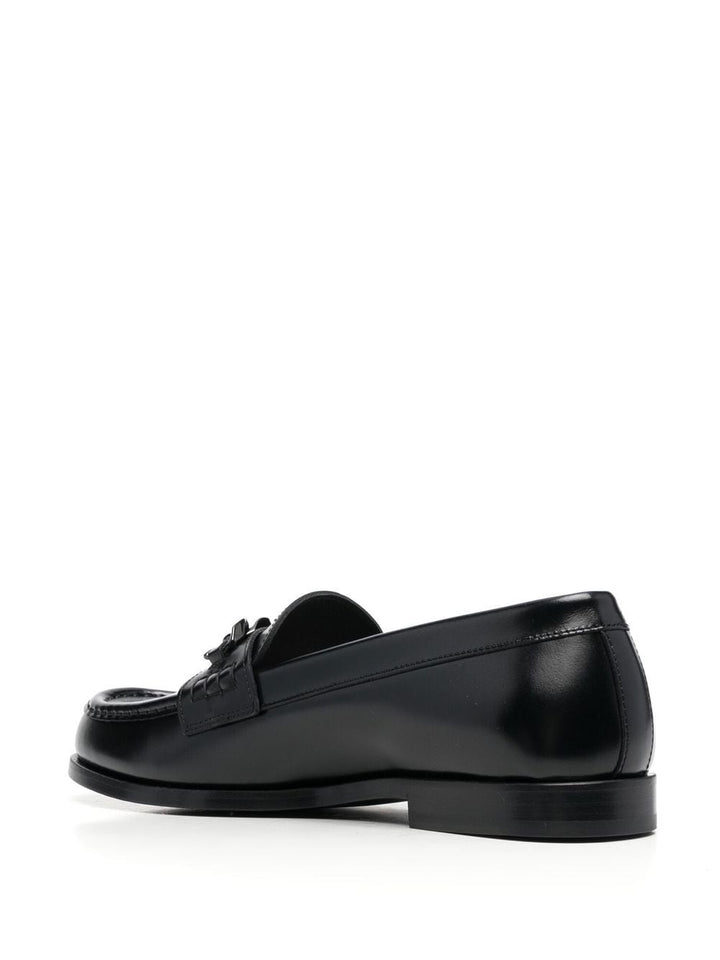 Valentino Garavani Mocassins à plaque VLogo - Lothaire boutiques