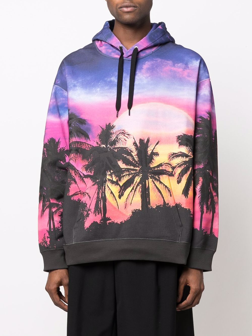 Valentino Hoodie à imprimé Palmscape - Lothaire boutiques