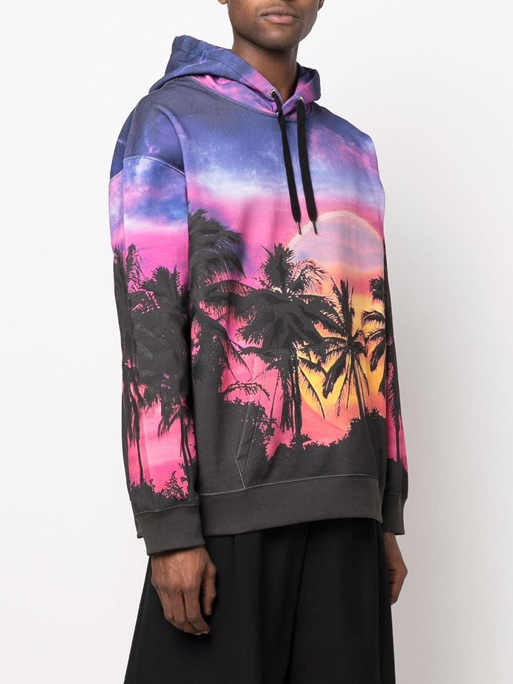 Valentino Hoodie à imprimé Palmscape - Lothaire boutiques