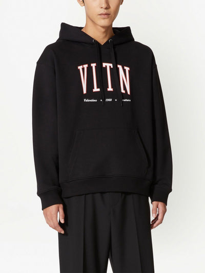 Valentino - Hoodie à logo VLTN imprimé - Lothaire