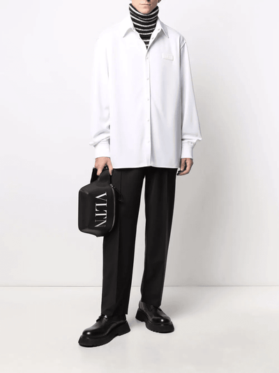 Valentino - Pantalon de costume droit noir - Lothaire boutiques (6928478077093)