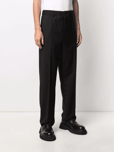 Valentino - Pantalon de costume droit noir - Lothaire boutiques (6928478077093)