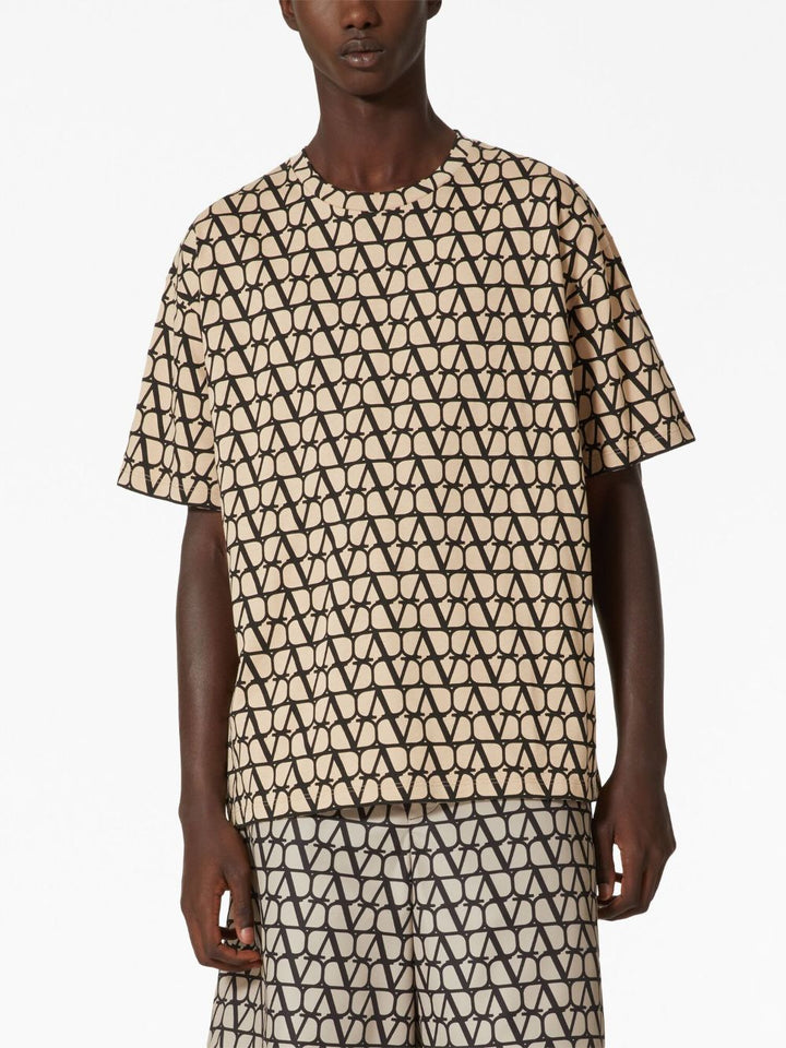 Valentino - T-shirt à imprimé Vlogo Iconographe - Lothaire