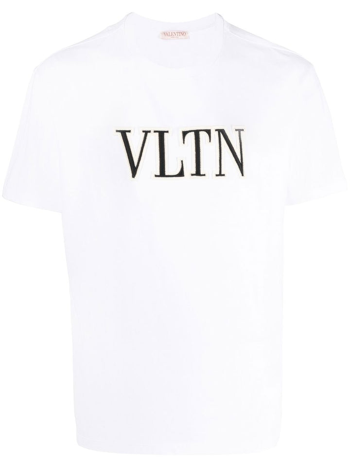 Valentino T-shirt à logo VLTN brodé - Lothaire boutiques