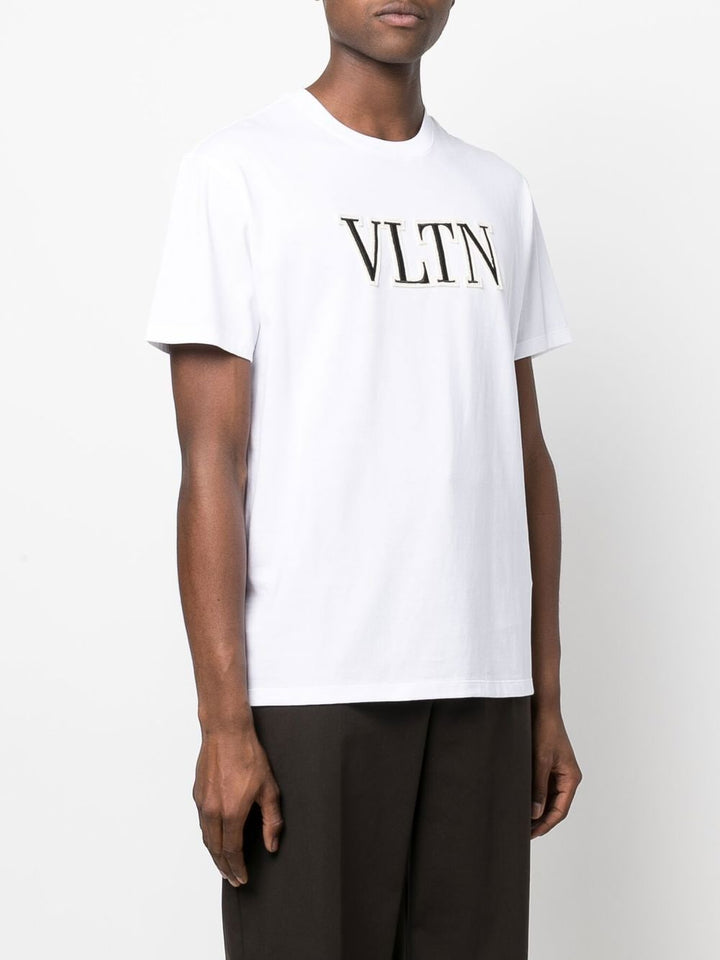 Valentino T-shirt à logo VLTN brodé - Lothaire boutiques