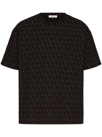 Valentino - T-shirt black à imprimé Vlogo Iconographe - Lothaire
