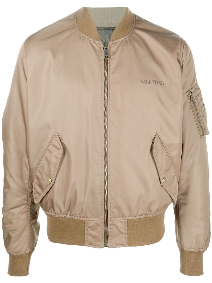 Valentino Veste bomber à design réversible - Lothaire boutiques
