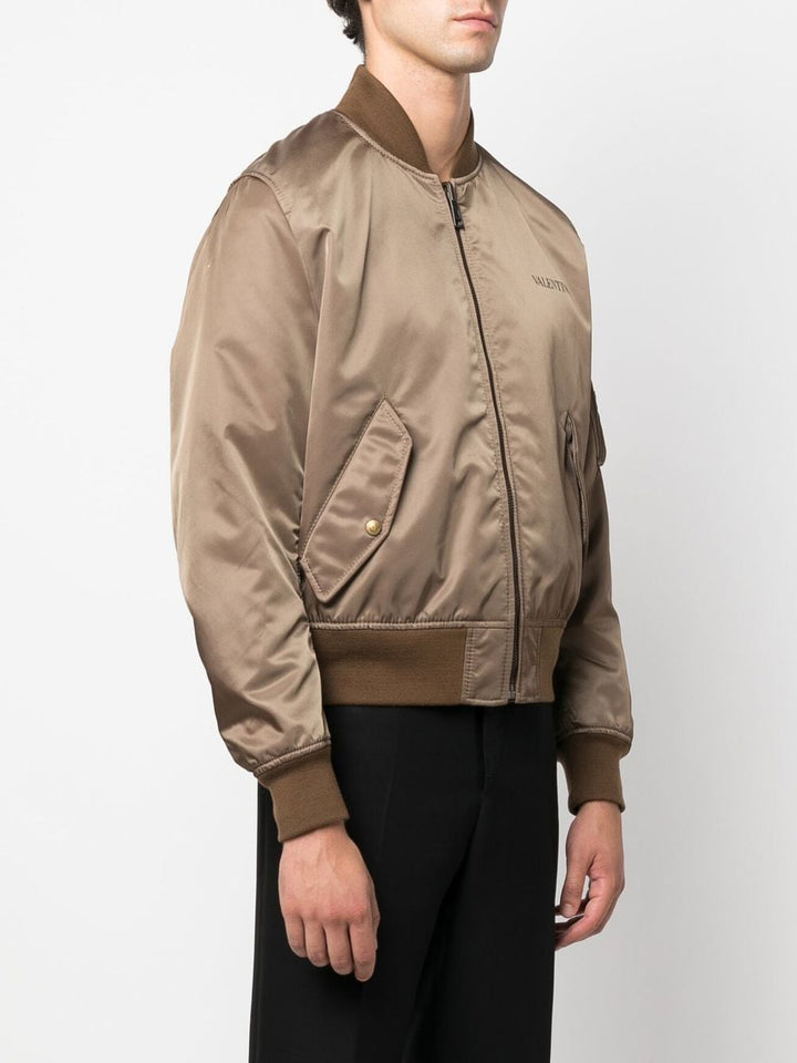 Valentino Veste bomber à design réversible - Lothaire boutiques