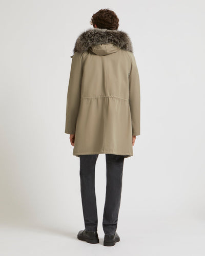 Yves Salomon Parka Iconique en coton mélangé & Fourrure - Lothaire