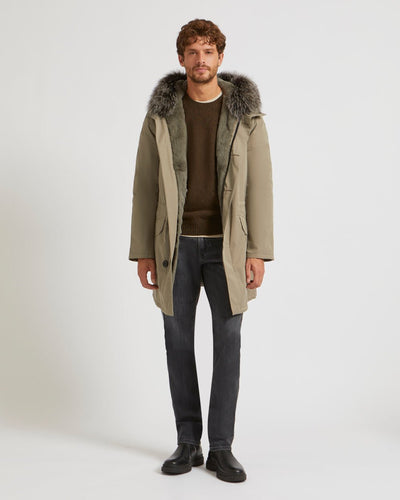 Yves Salomon Parka Iconique en coton mélangé & Fourrure - Lothaire